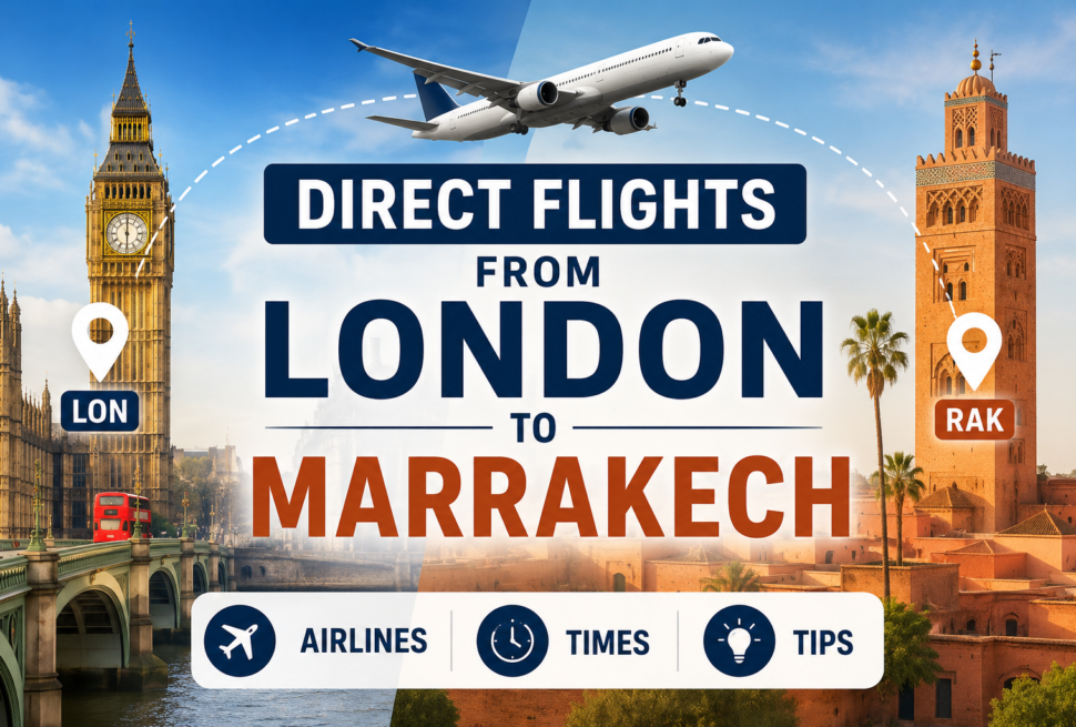 Direct Flights from London to Marrakech Airlines, Times, and Tips