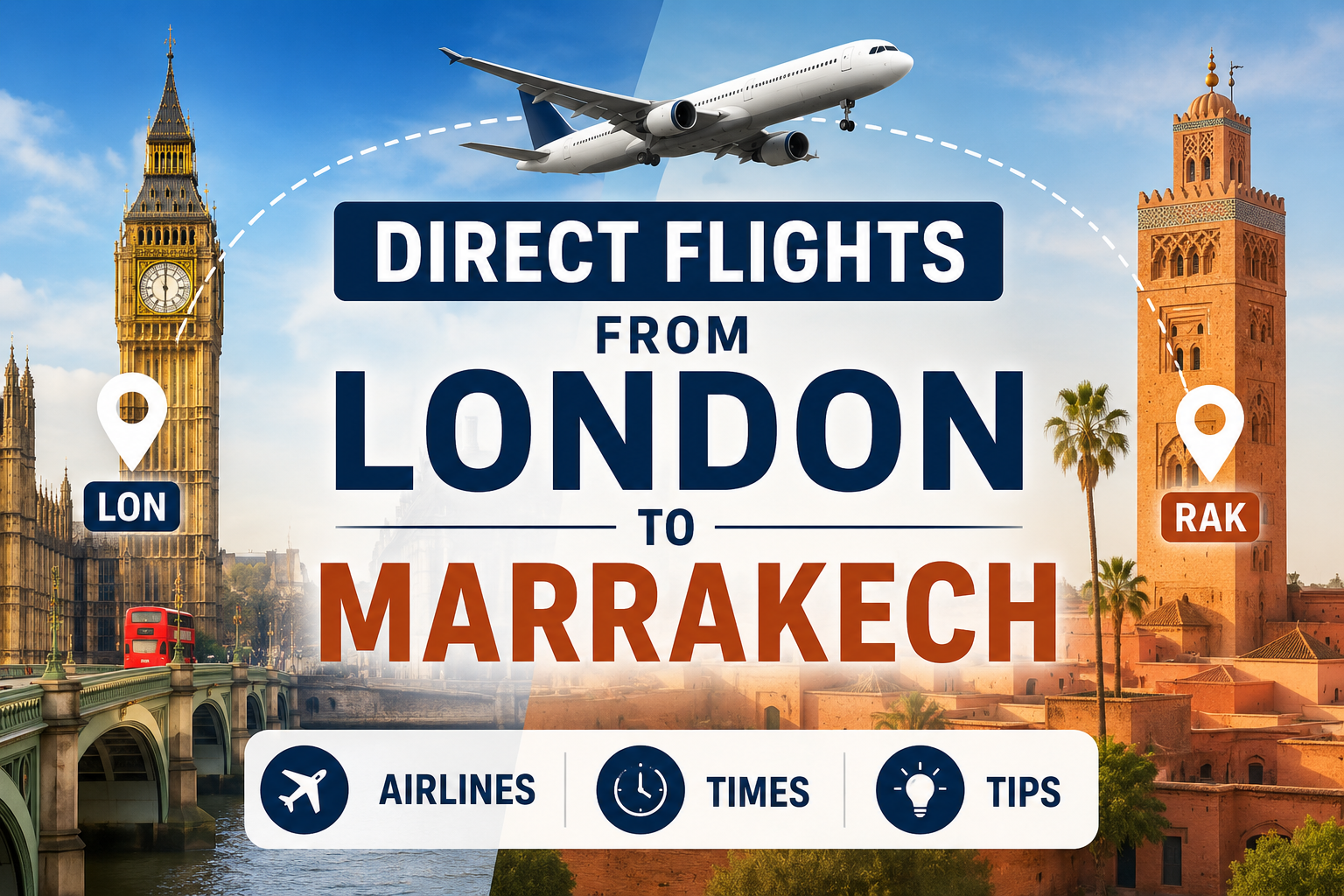Direct Flights from London to Marrakech Airlines, Times, and Tips